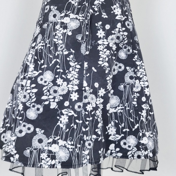 FREE W Purchase Floral Mini Dress Strapless petticoat tube top - Picture 2 of 16